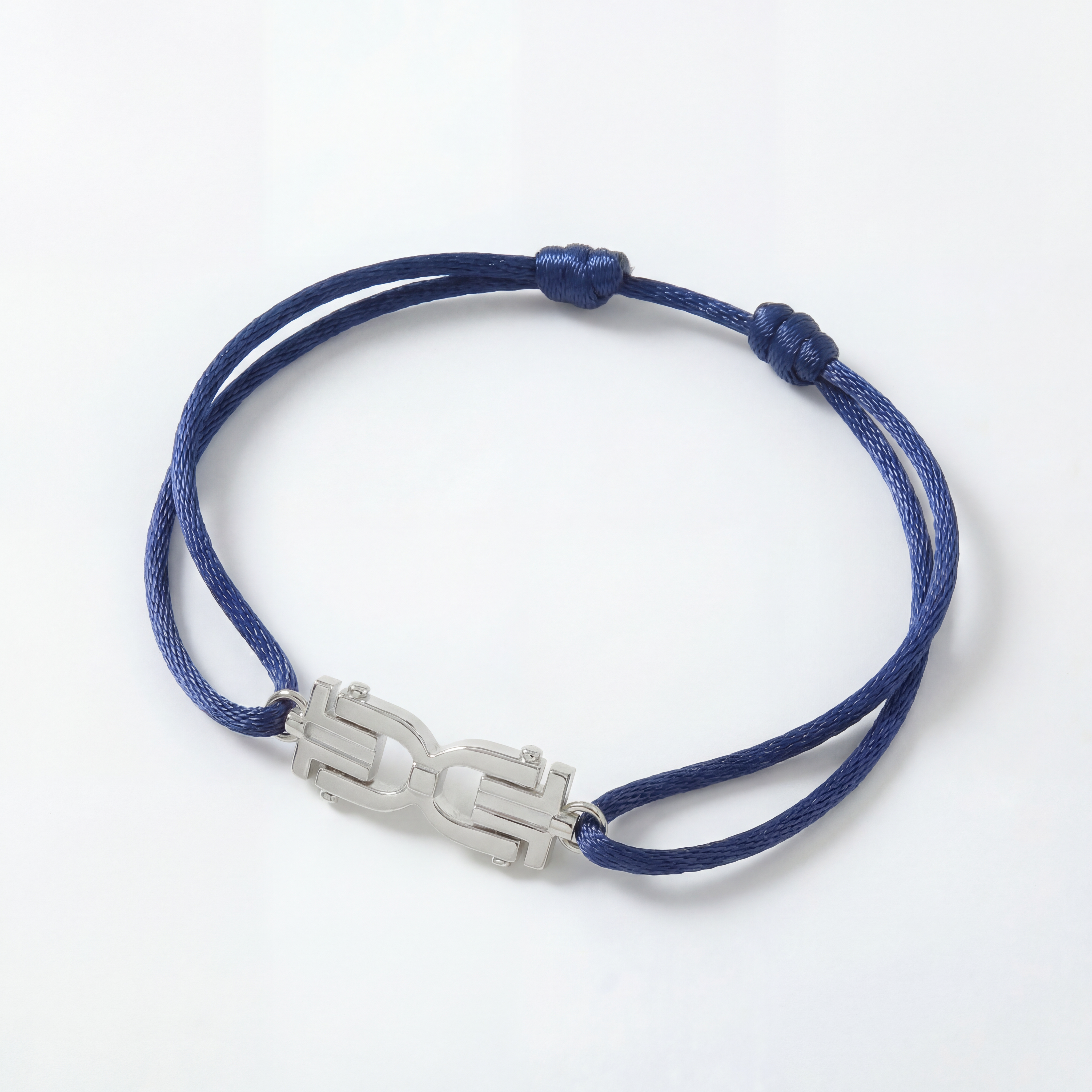 <h3>Cord Bracelet</h3><p><h4>925 Silver - Marine Blue Cord</h4>