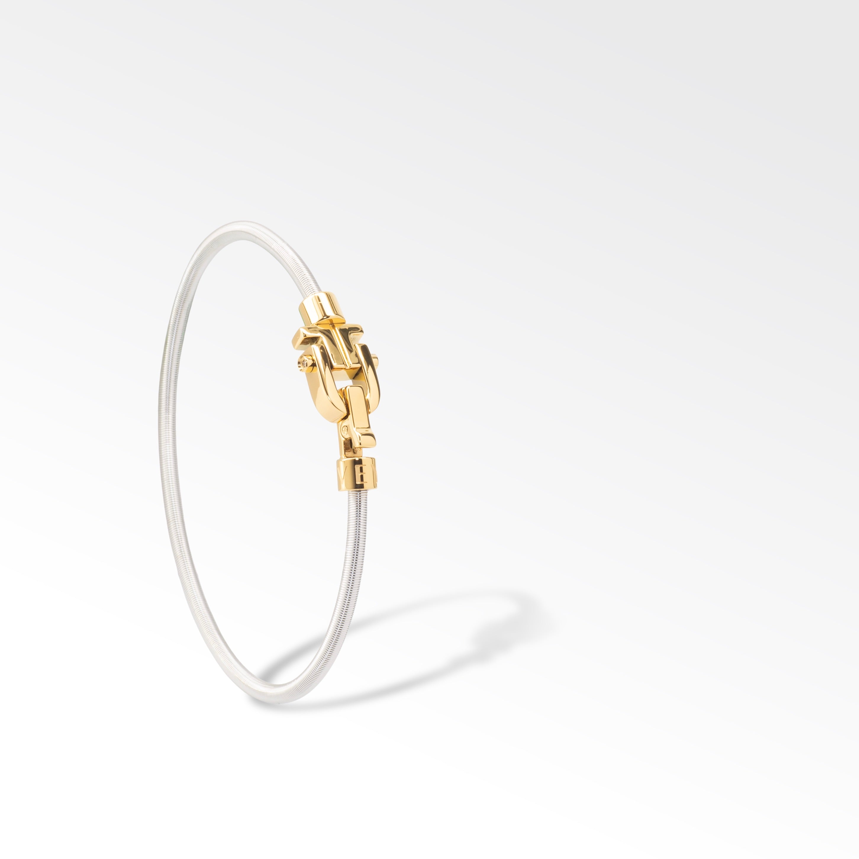 Diapason VIBES Bangle Silver String and Yellow