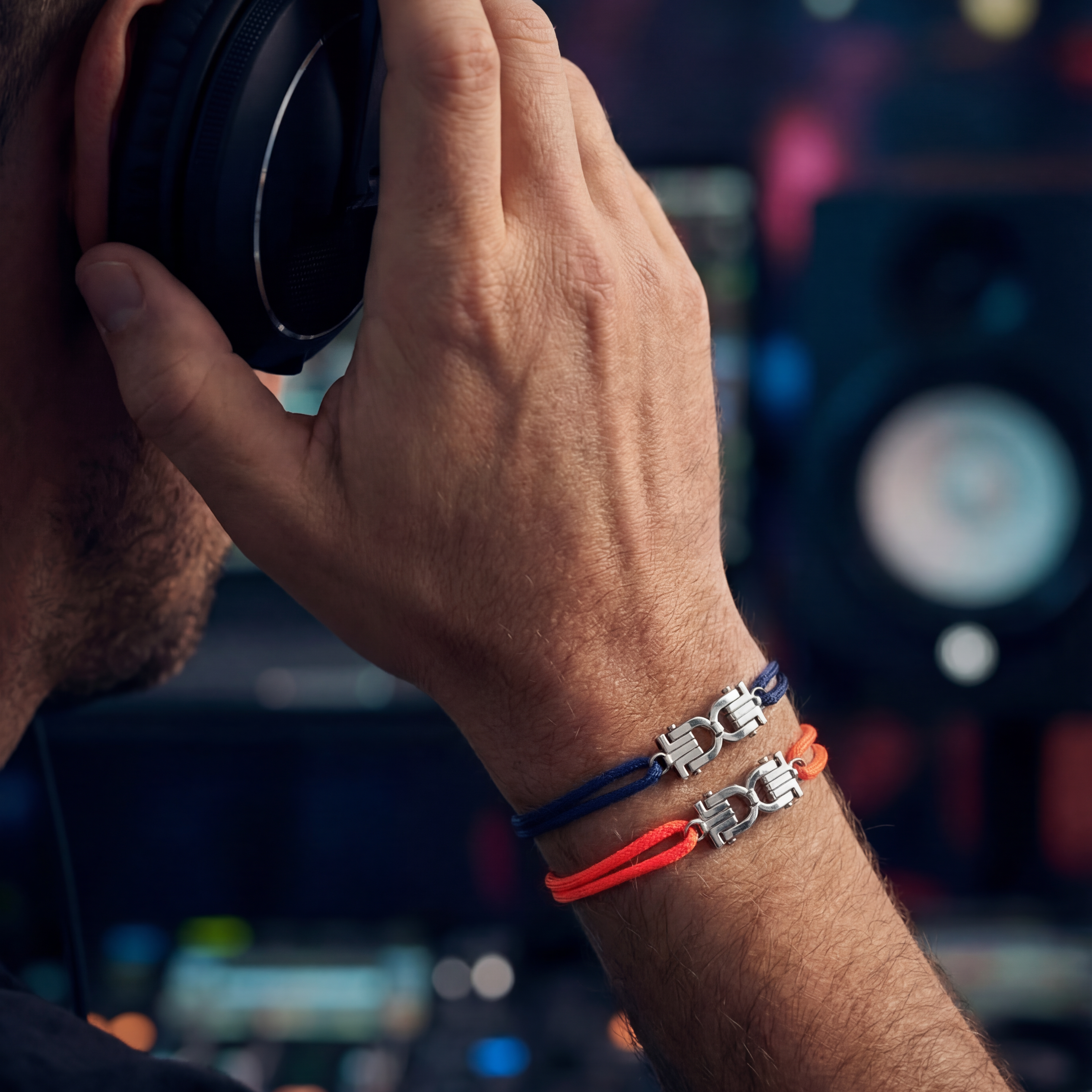 <h3>Cord Bracelet</h3><p><h4>925 Silver - Marine Blue Cord</h4>