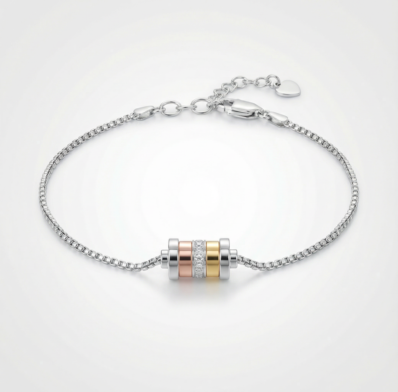 VEYS Lock to Heaven chain bracelet, padlock motif bracelet
