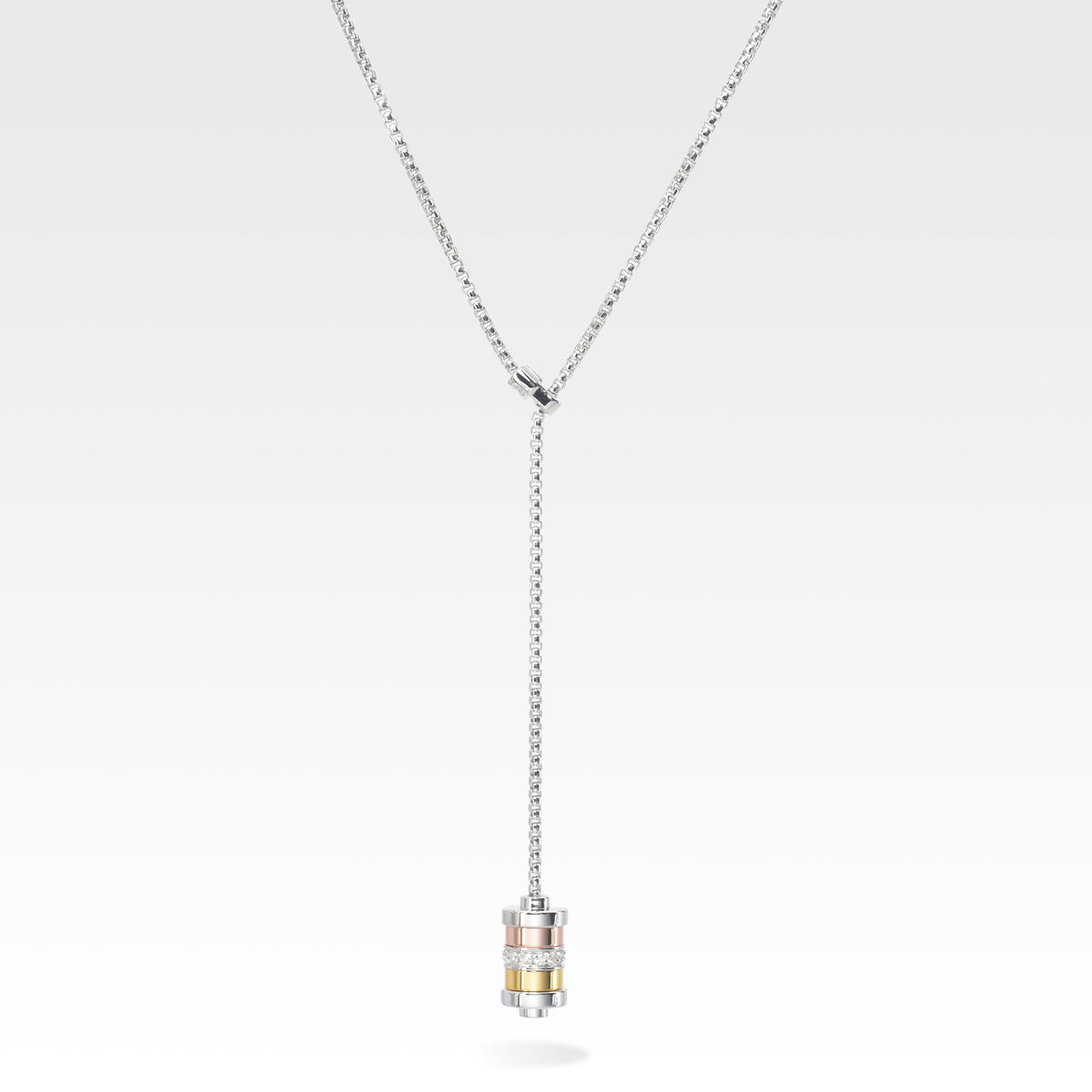 VEYS Lock to Heaven Y-shape necklace, padlock motif long necklace