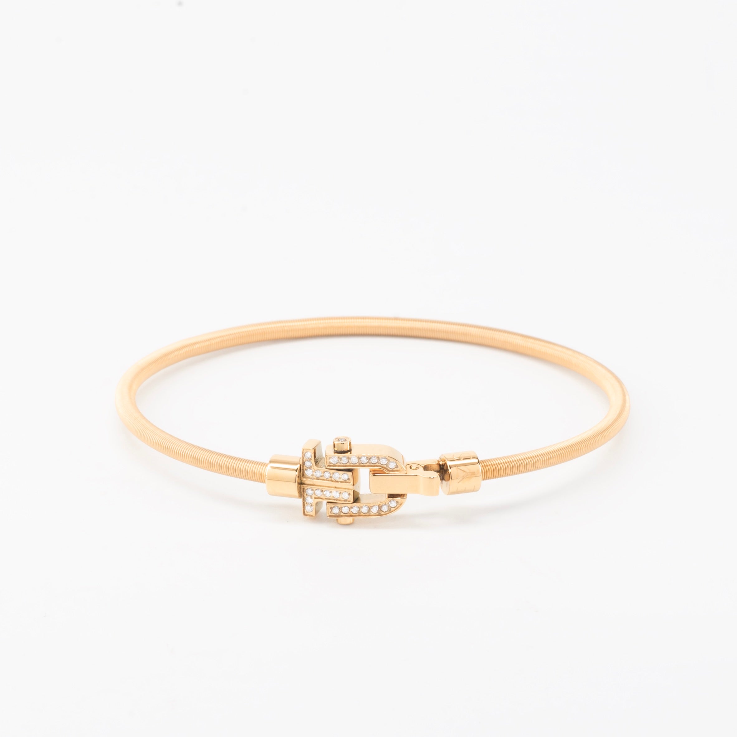 Diapason VIBES Bangle Yellow String, Yellow Buckle and Diamonds