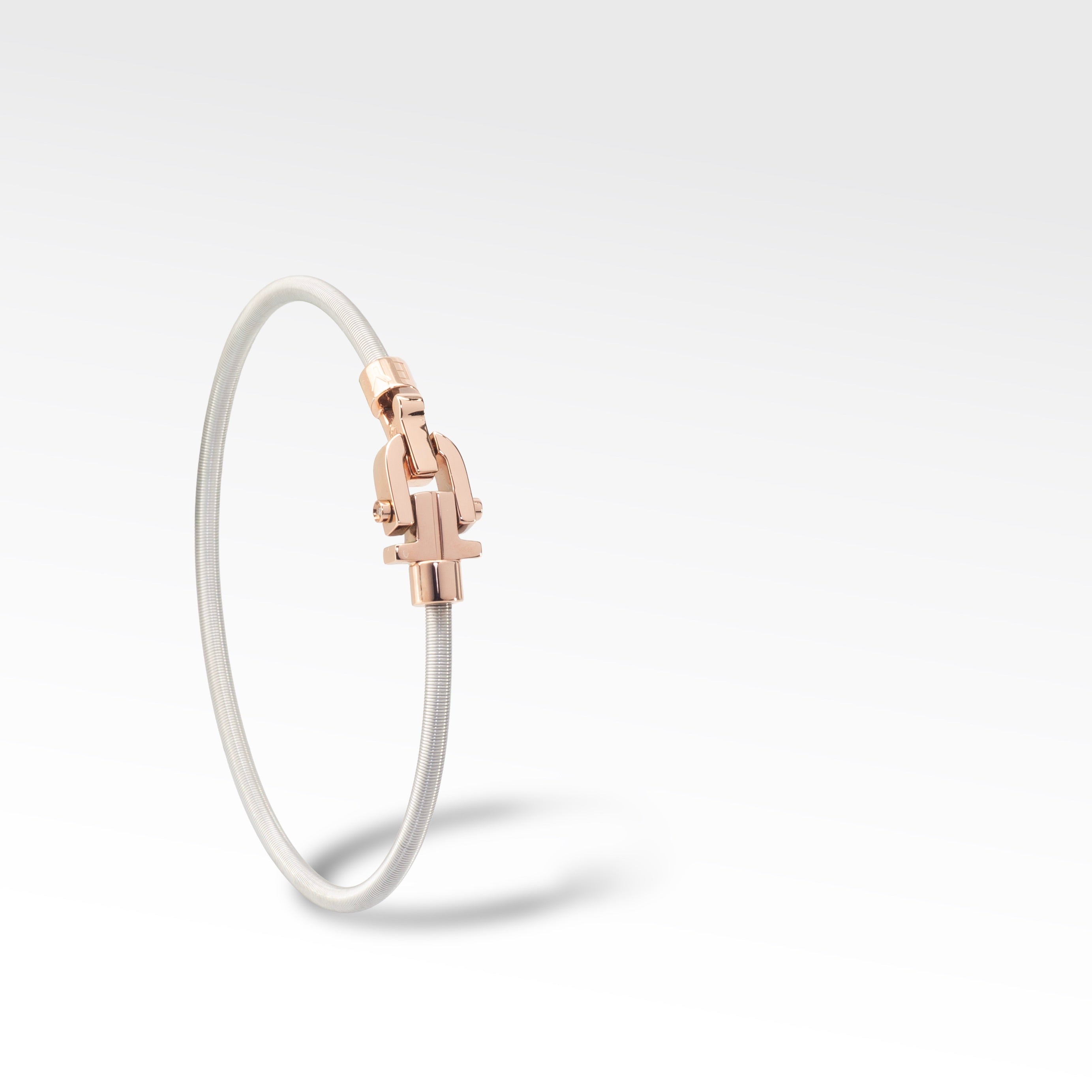 Diapason VIBES Bangle - Silver String and Pink