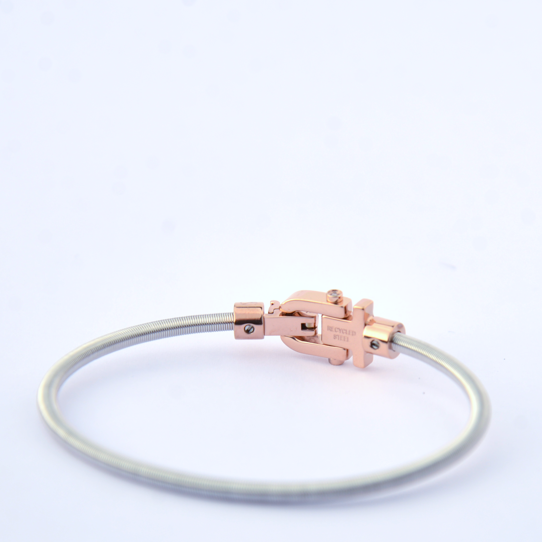Diapason VIBES Bangle - Silver String and Pink
