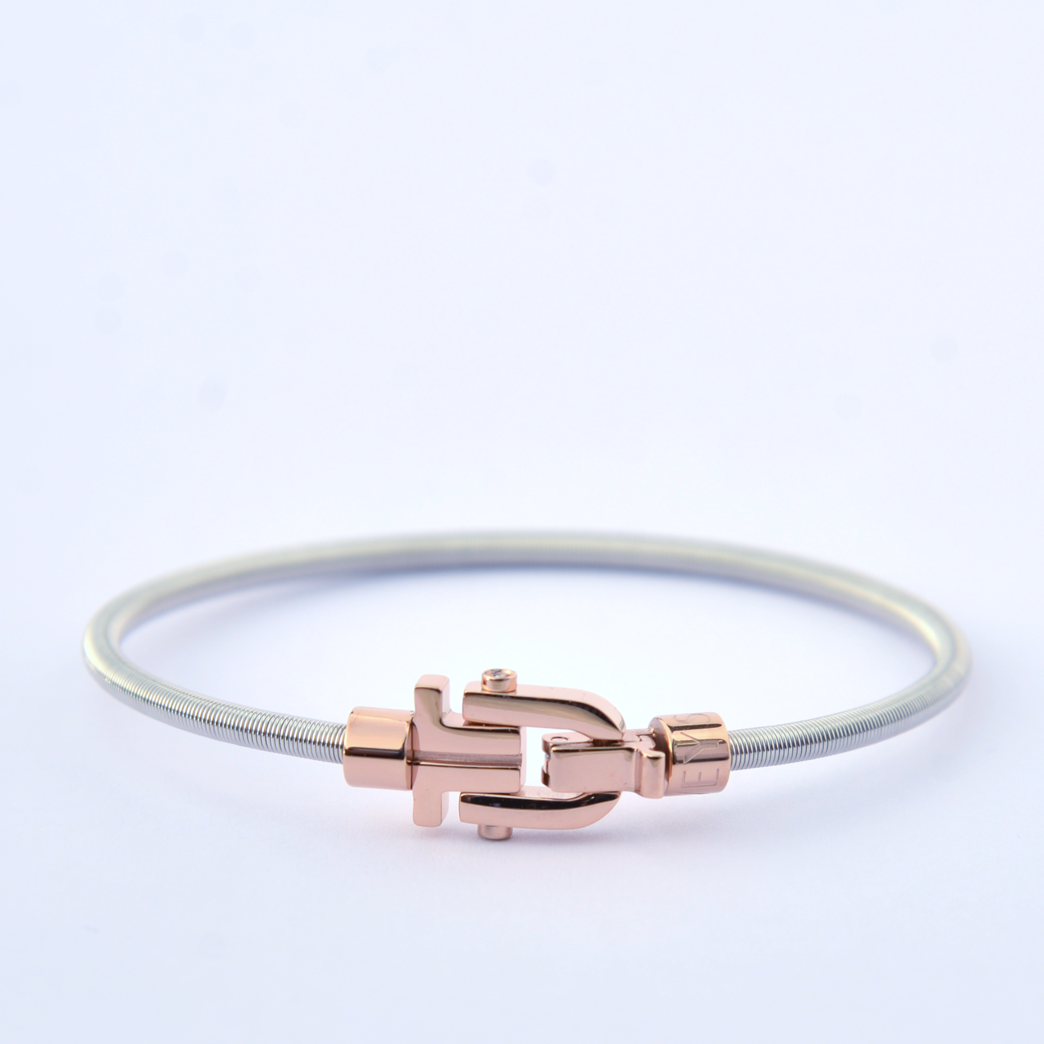 Diapason VIBES Bangle - Silver String and Pink