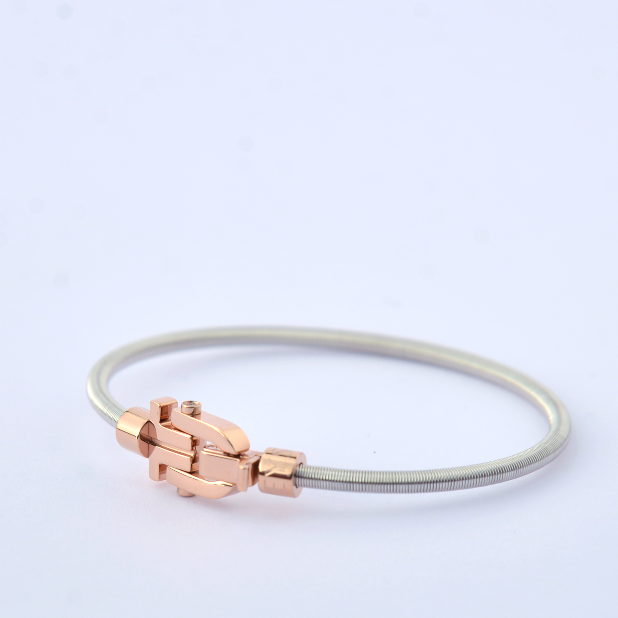 Diapason VIBES Bangle - Silver String and Pink