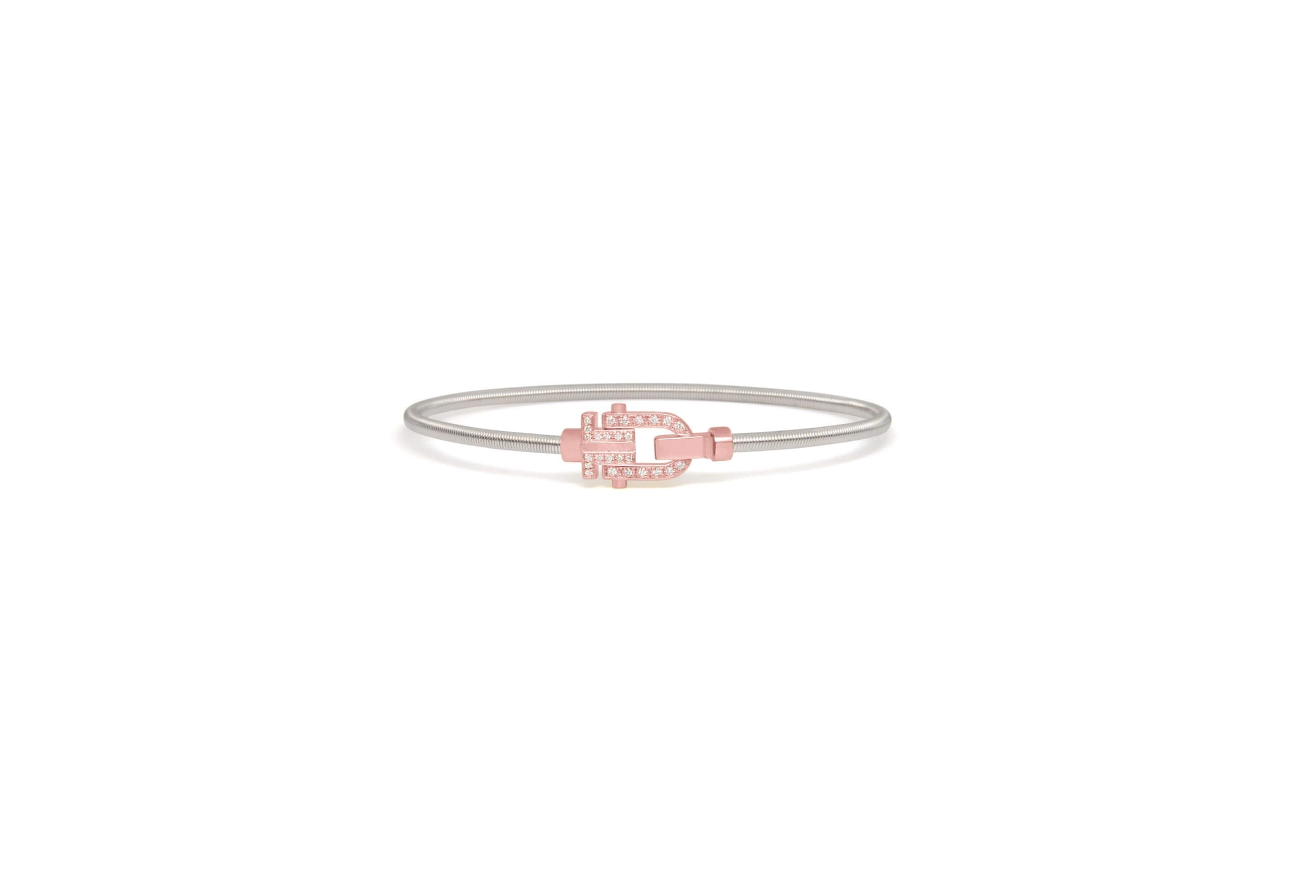 Diapason Bangle In 18K Gold And Sterling Silver 925 1