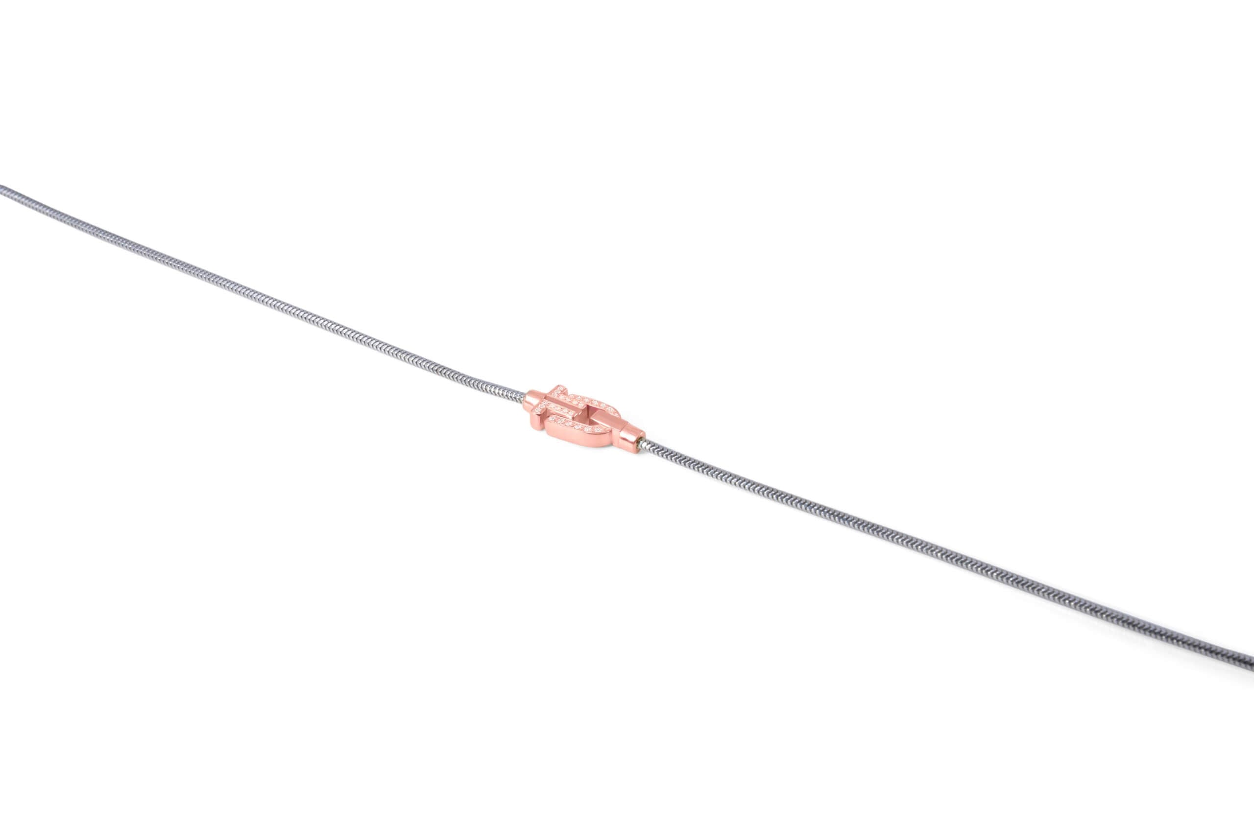 Diapason Bangle In 18K Gold And Sterling Silver 925 1