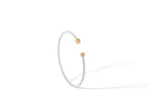 Prelude Macaron Bangle In 18K Gold And Sterling Silver 925 2
