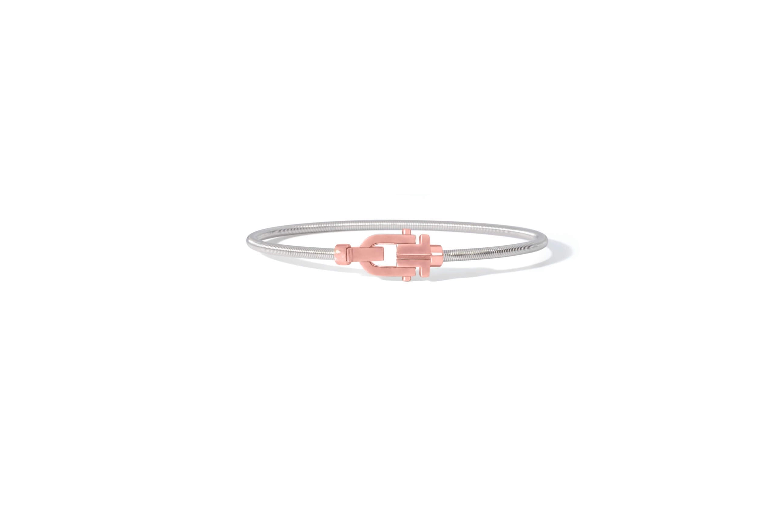 Diapason Bangle In 18K Gold And Sterling Silver 925 1