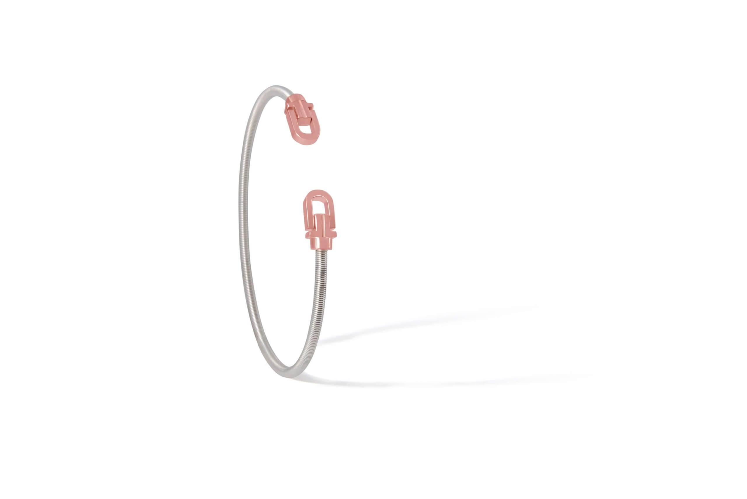 Diapason Bangle In 18K Gold And Sterling Silver 925 2