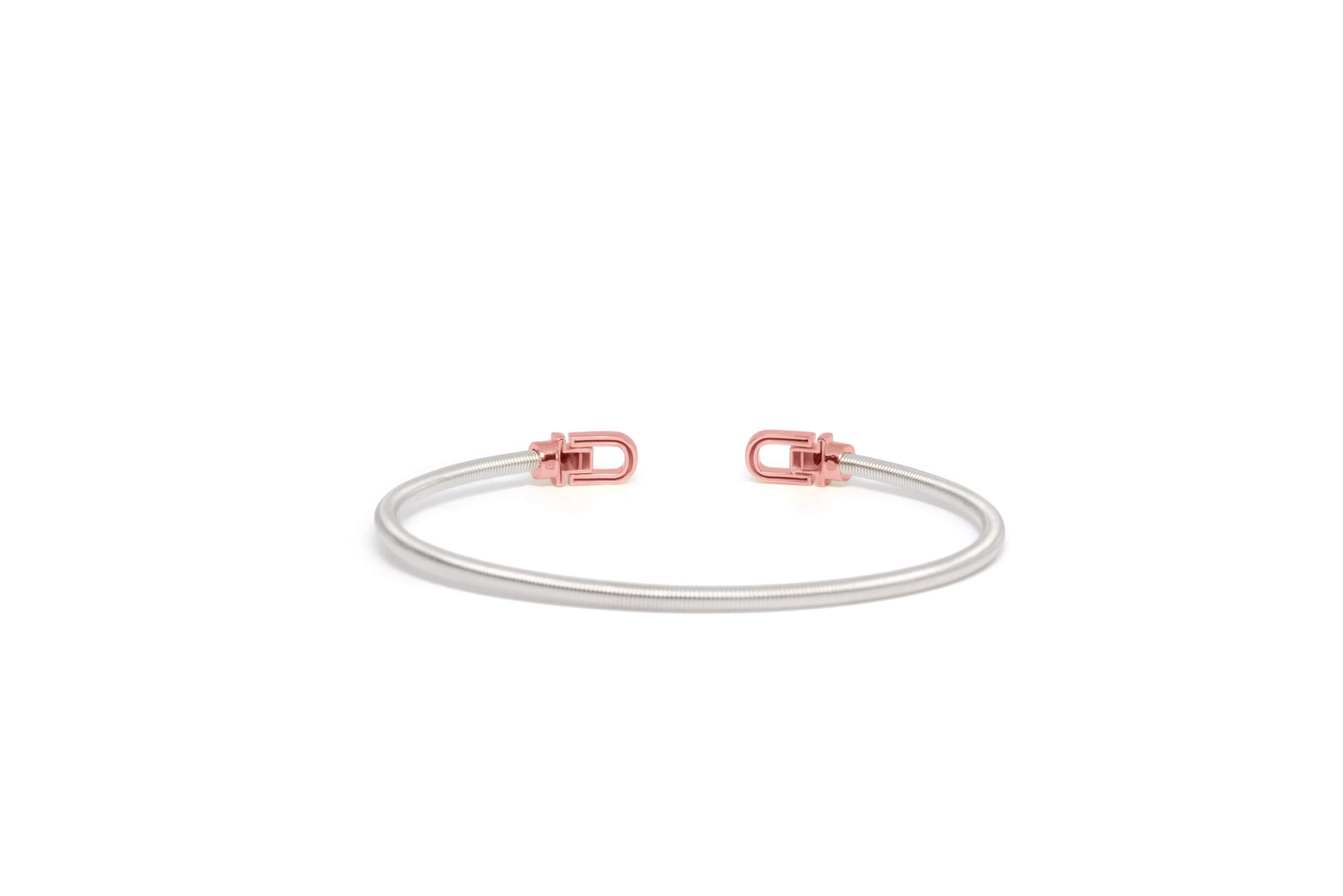 Diapason Bangle In 18K Gold And Sterling Silver 925 3